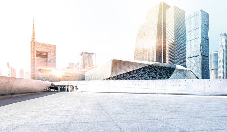 简约时尚城市建筑广告JPG素材，高清商务/科技图片设计资源下载