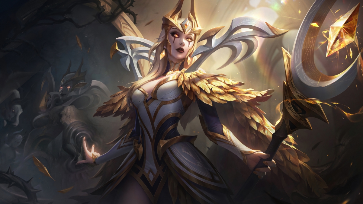 LOL英雄联盟，诡术妖姬乐芙兰至臻魔女版，超高清4K电脑壁纸下载，3840x2160分辨率