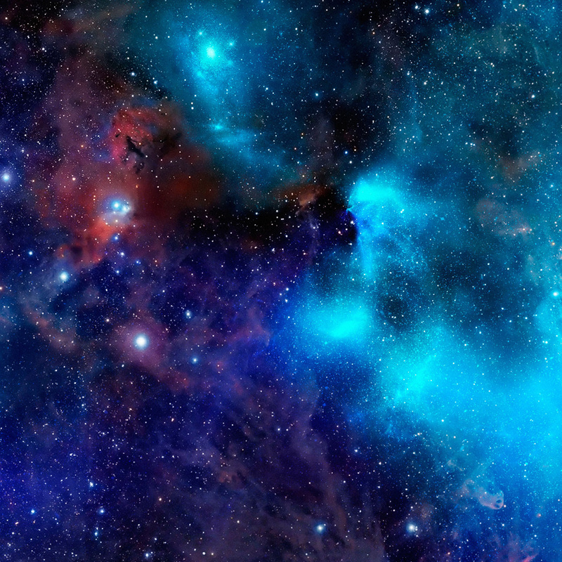 蓝色星空背景高清JPG，商务科技设计素材，免费下载
