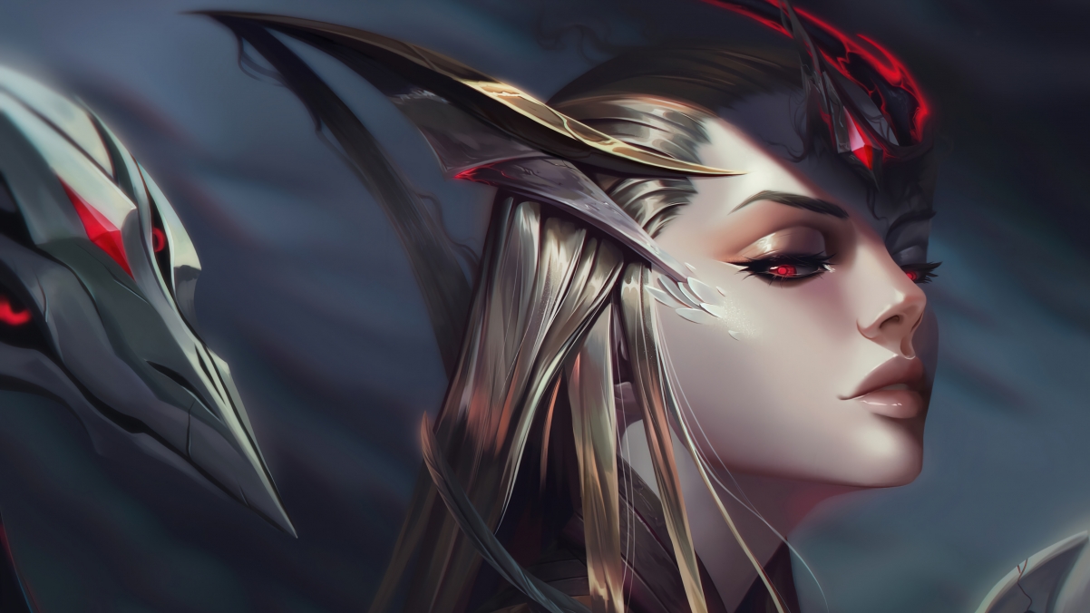 LOL英雄联盟，伊芙琳魔女同人4K超清壁纸，3840x2160分辨率，精美画质等你下载