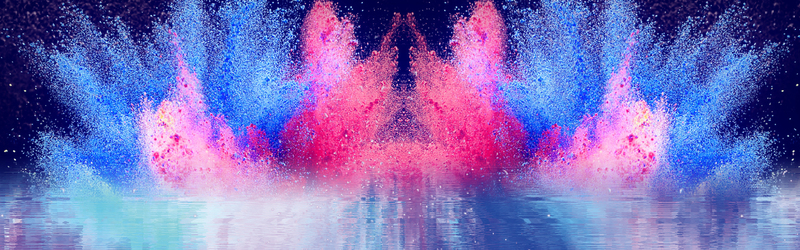 免费下载炫彩纹理背景banner，高清JPG与简约PSD设计素材一网打尽