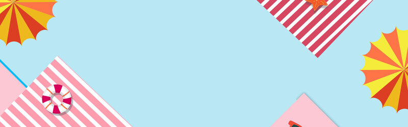 夏季新品发布，几何孟菲斯风格Banner背景，高清JPG与简约PSD设计素材下载