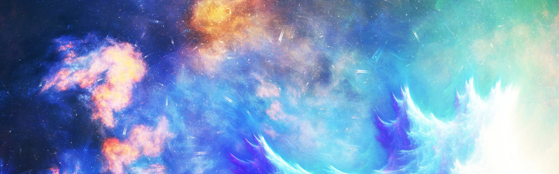 渐变星空幻彩背景设计素材，高清JPG与简约PSD下载