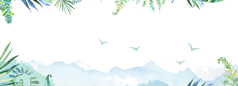 清新文艺海报素材，唯美扁平设计，JPG/PSD高清下载