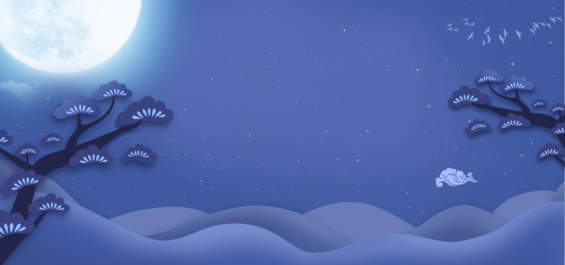 七夕夜浪漫图景，高清JPG/简约PSD设计素材，一键下载