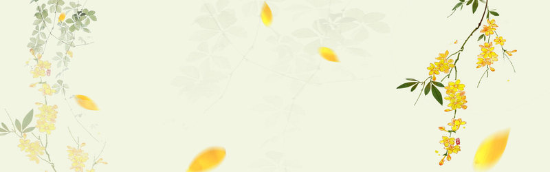 深秋桂花文艺电商Banner，高清JPG/简约PSD设计素材下载
