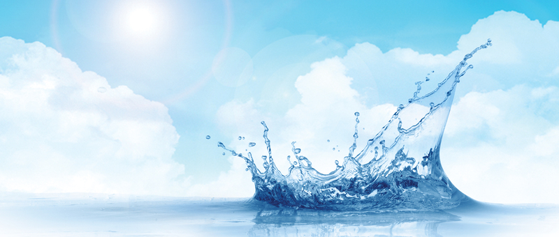 水气交融梦幻淘宝海报背景，高清JPG/PSD设计素材免费下载