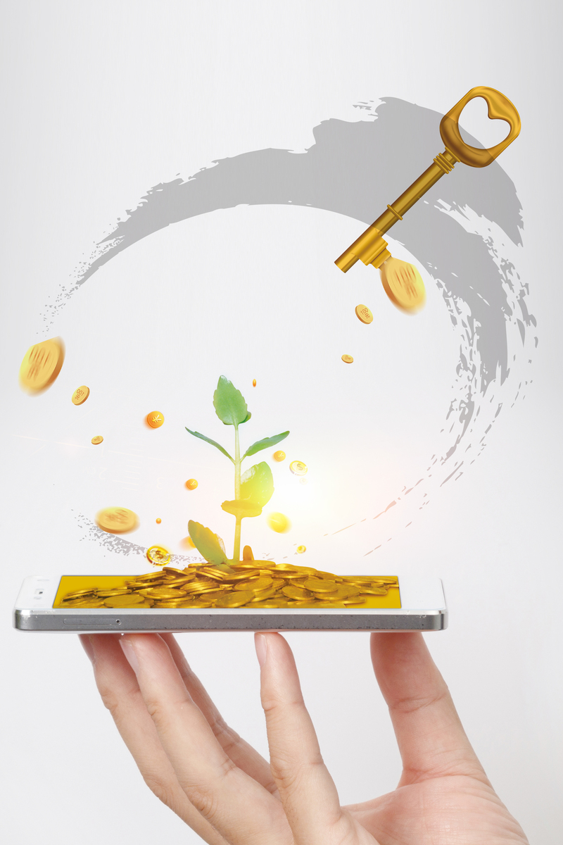 金融海报设计素材，高清JPG与商务科技PSD格式任选下载