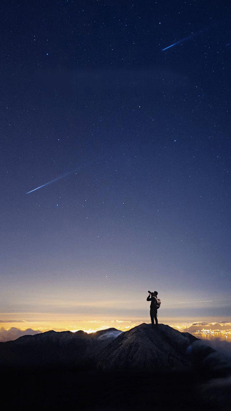 星空大气H5背景素材，高清JPG与商务/科技PSD设计免费下载