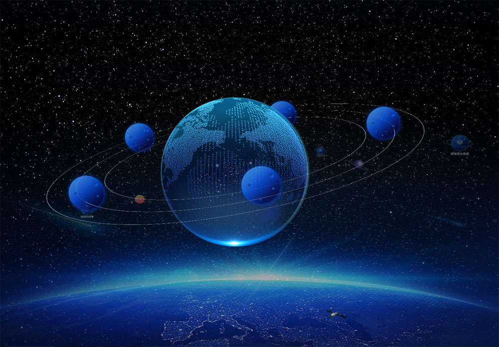 css3宇宙星球旋转动画特效
