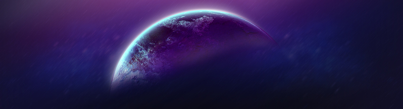 科幻月球星球大战PSD模板，高清JPG背景，商务科技设计素材下载