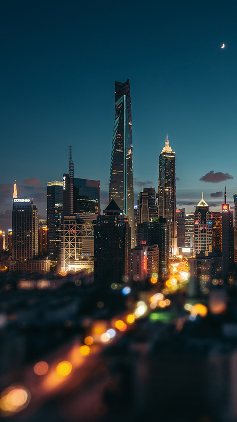 大气商务H5背景图片，唯美城市高清JPG，商务科技素材免费下载