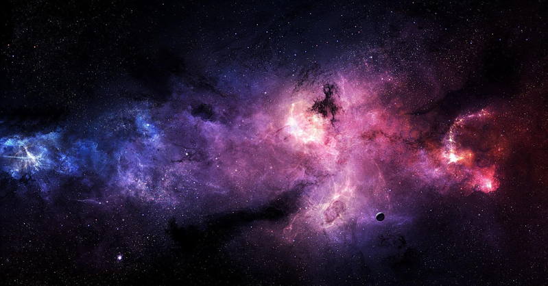 星空背景设计素材，高清JPG壁纸下载，商务科技风图片精选