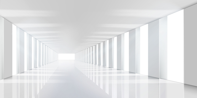 矢量3D大气空间建筑海报背景，高清JPG商务/科技AI设计素材，一键下载！