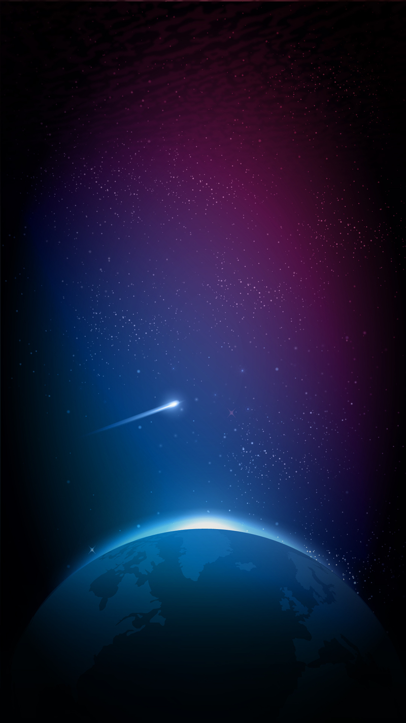 神秘星空星球H5高清图片，彩色JPG商务/科技AI素材下载
