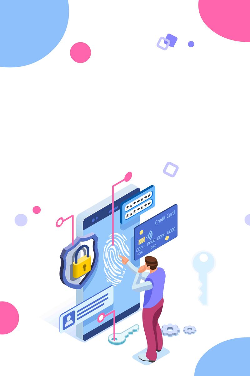 科技信息安全海报，高清JPG与商务PSD素材下载