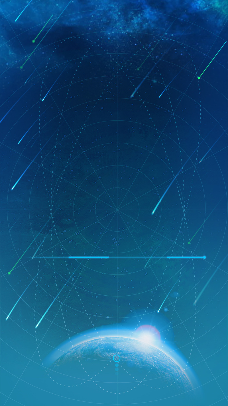 蓝色星空高清图片下载，JPG/PSD格式，商务科技设计素材
