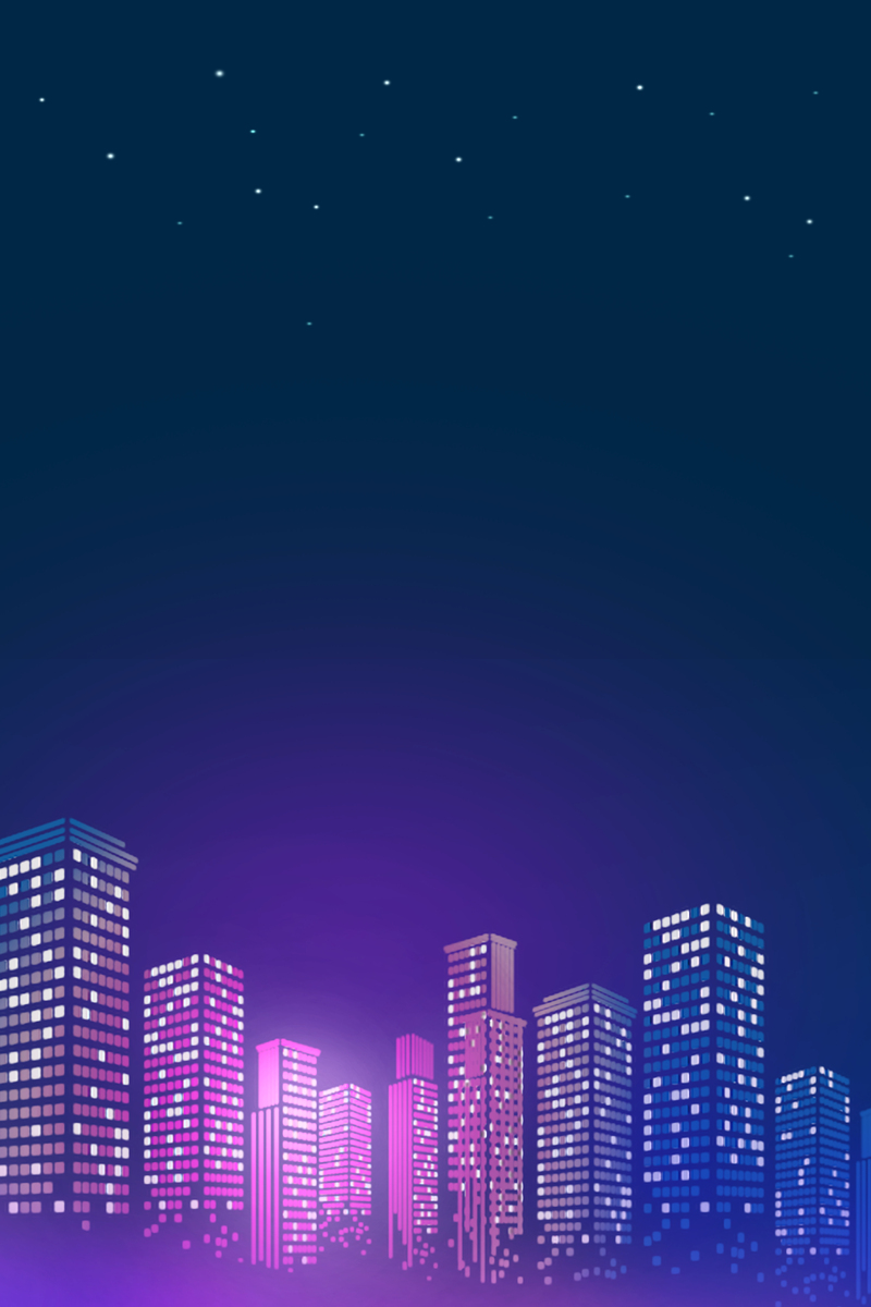 点状科技城市背景图，高清JPG与PSD商务科技设计素材，一键下载！