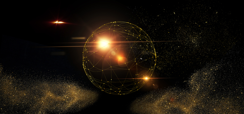 黑金科技星球背景图片，高清JPG与商务/科技PSD设计素材下载
