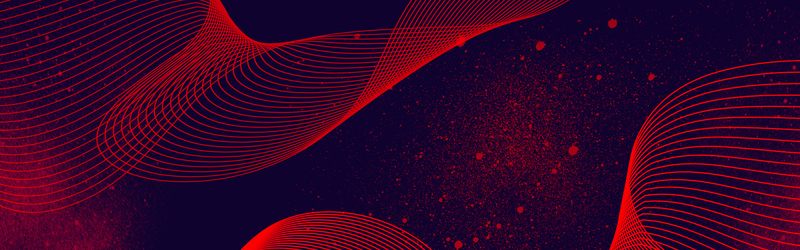 红色抽象线条Banner背景设计素材，高清JPG/PSD格式，商务科技风，免费下载