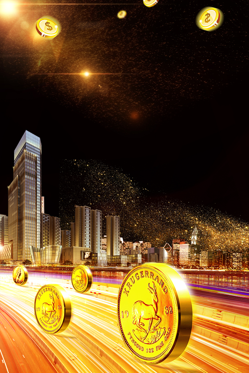 高清理财海报背景素材，商务科技风格JPG/PSD设计资源下载