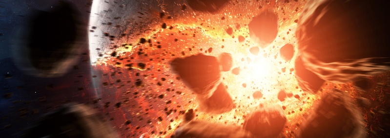 宇宙外星爆炸高清JPG图片，商务科技PSD设计素材下载