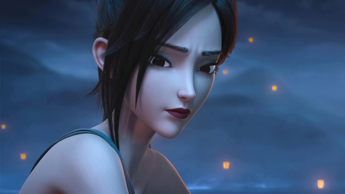 白蛇2小青绝美4K壁纸，3840x2160超清影视图片，电脑桌面首选！