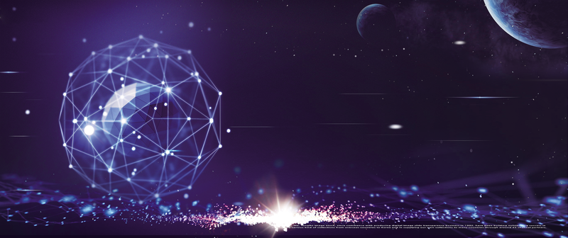 科技星球光效背景，高清JPG与商务PSD设计素材下载