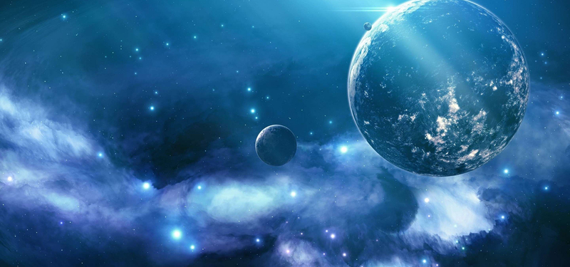 大气星河宇宙星空高清图片下载，商务科技PSD设计素材精选