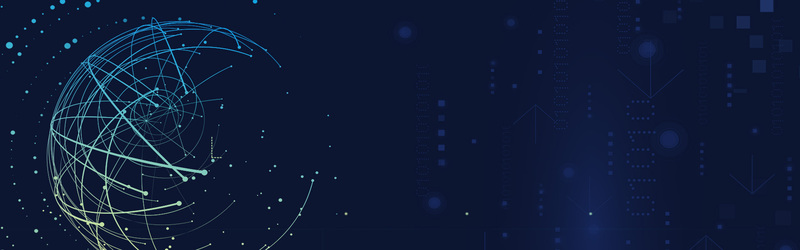 科技感地球渐变发光PSD分层Banner，商务科技高清JPG素材下载