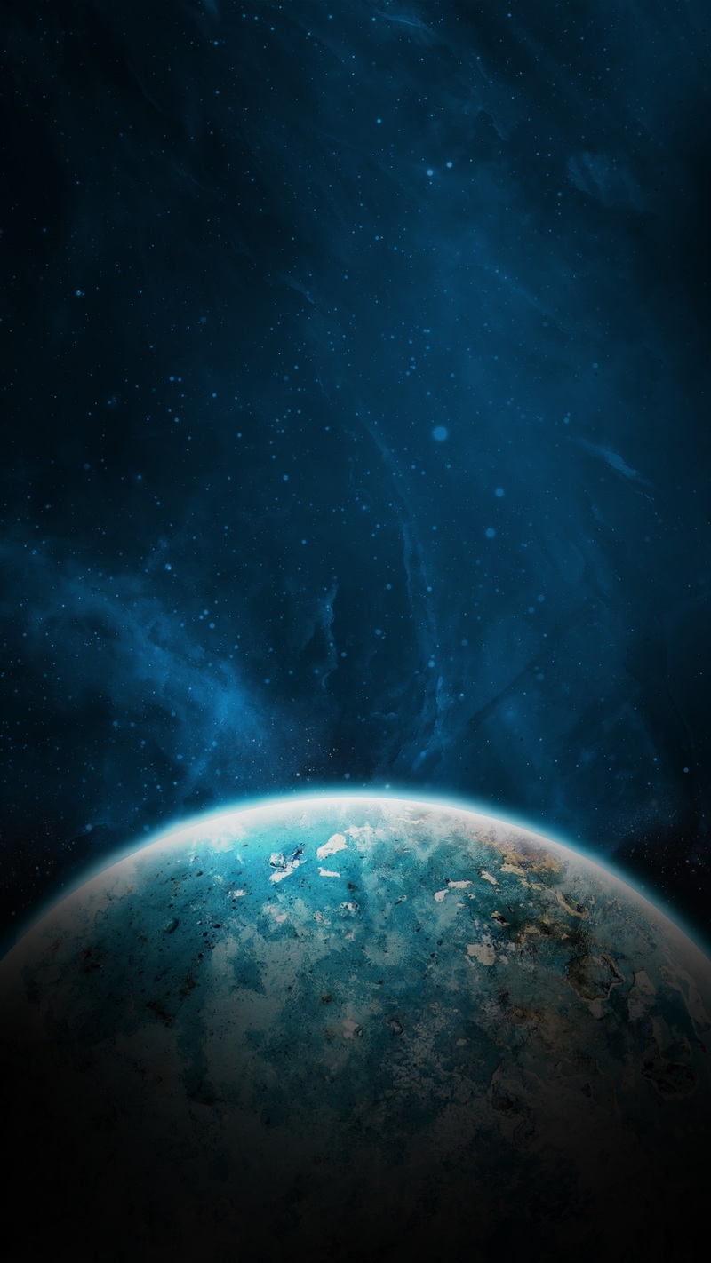 星空背景高清JPG，地球主体设计素材，商务科技风格任选下载
