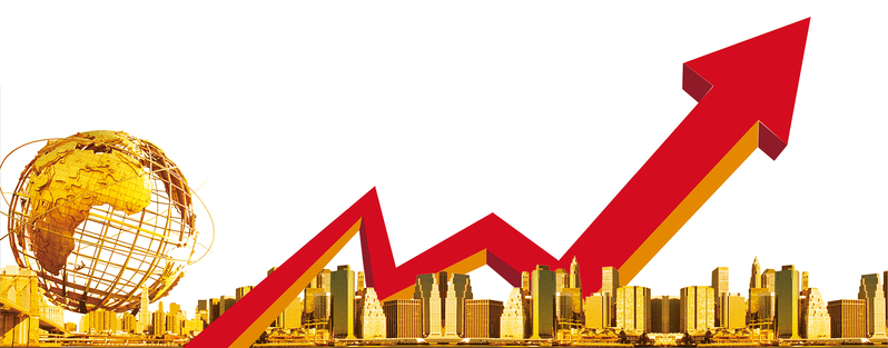 金融服务业绩飙升，金币图案高清JPG与商务科技PSD设计素材下载