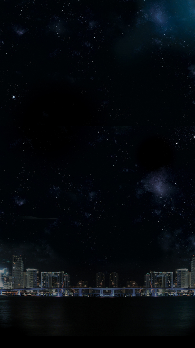 高清黑色炫酷城市星空JPG图片，商务科技设计素材，一键下载