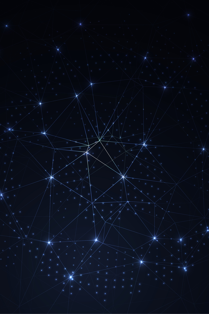 梦幻星空科技线条背景素材，高清JPG图片，商务科技AI设计元素，免费下载