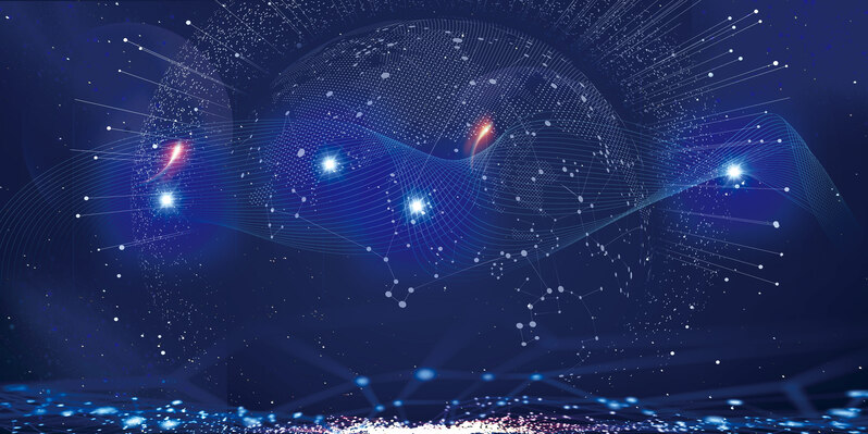 蓝色科技，探索未来技术，高清JPG与PSD商务科技素材下载
