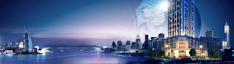 高端商务蓝色海报背景，大气JPG/PSD设计素材，免费下载