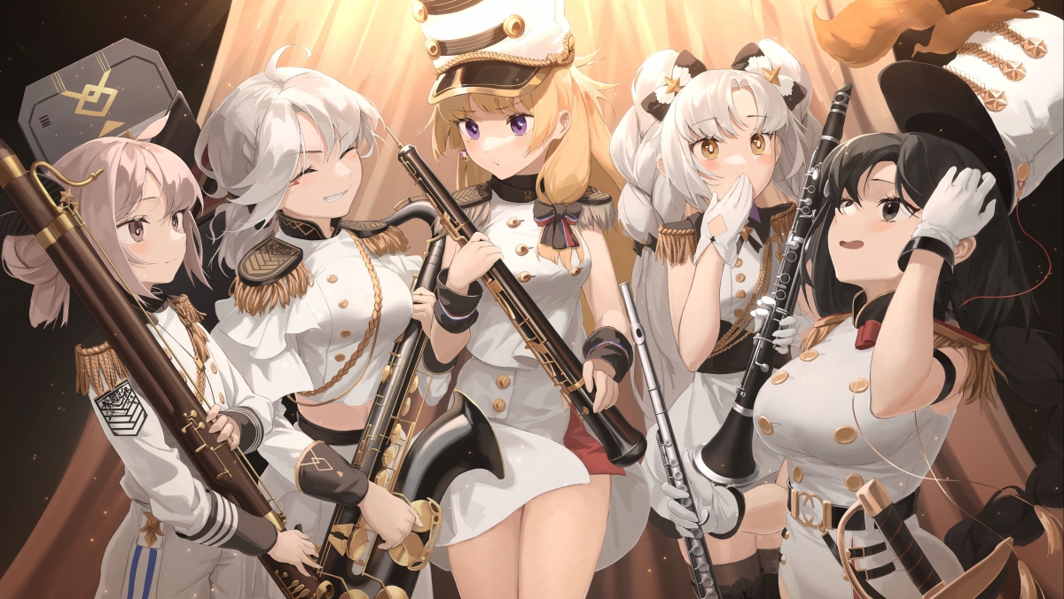 拼图小队，少女前线精选，绝美动漫少女4K壁纸，高清大图4000x2254免费下载