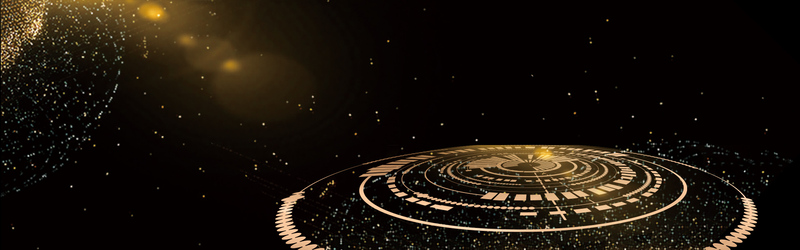 金光黑金星空背景图，商务科技PSD素材，高清JPG下载