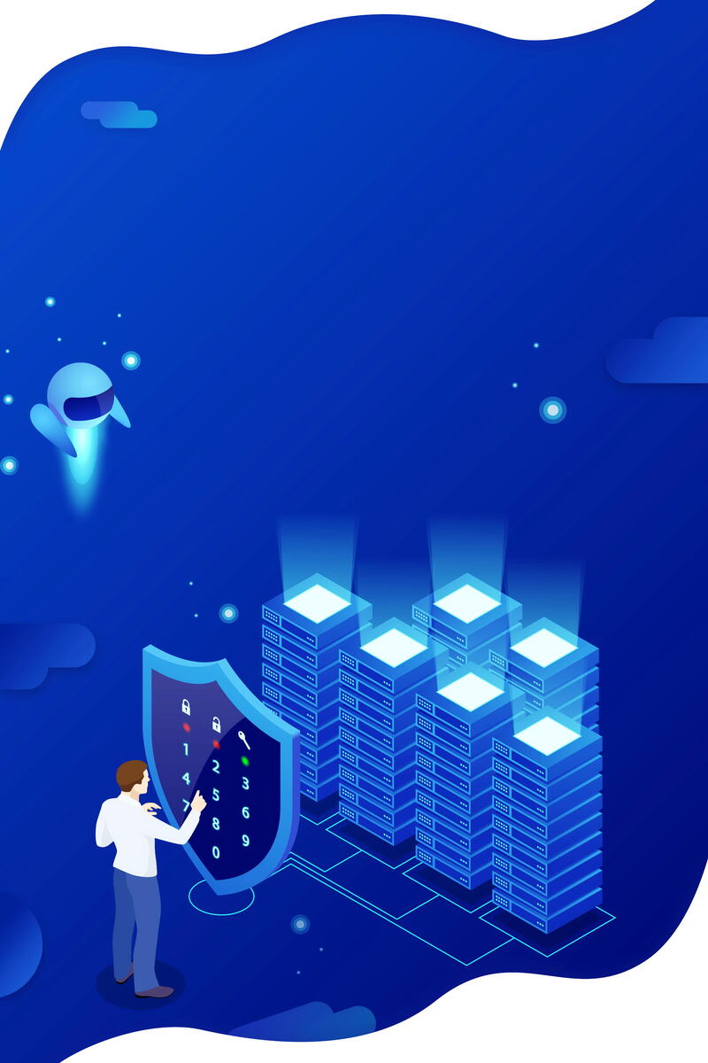 网络安全与信息安全PSD高清图片素材，商务科技风格JPG设计下载