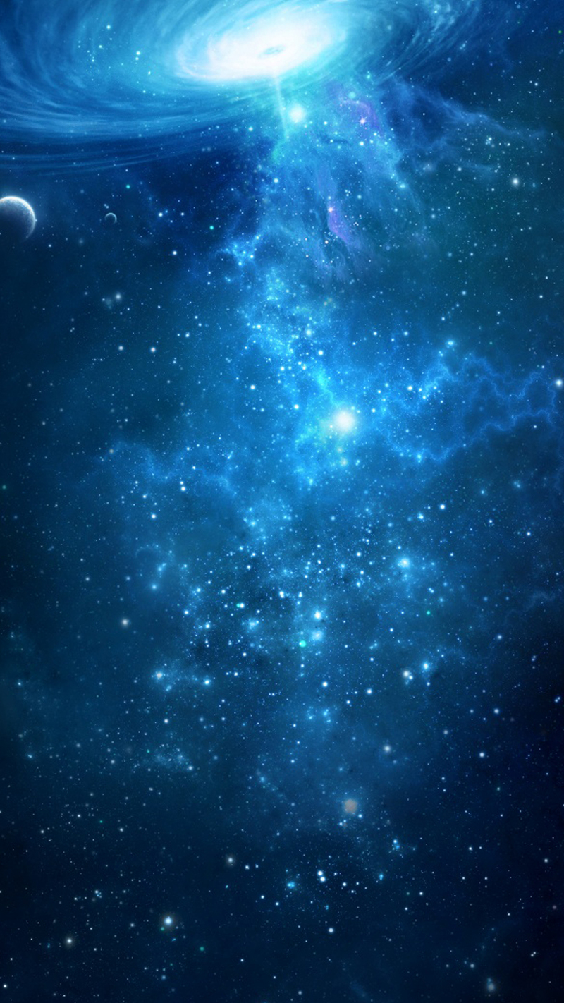 浩瀚宇宙星光H5背景图，商务科技高清JPG素材下载