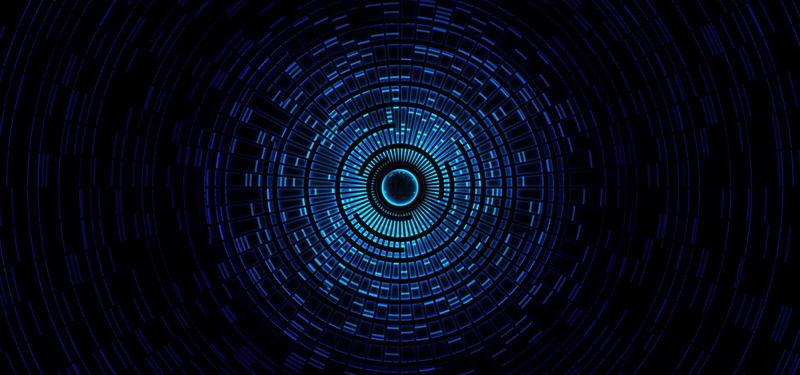 宇宙奇观，黑洞与璀璨星空几何JPG，商务科技设计素材精选下载