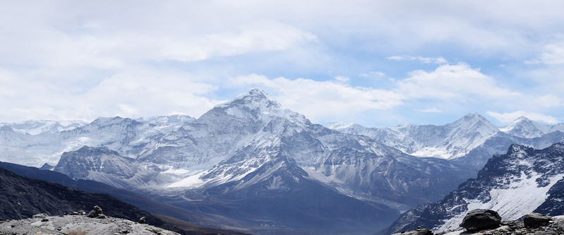 唯美西岭雪山风景海报，高清JPG背景图，商务/科技PSD素材下载