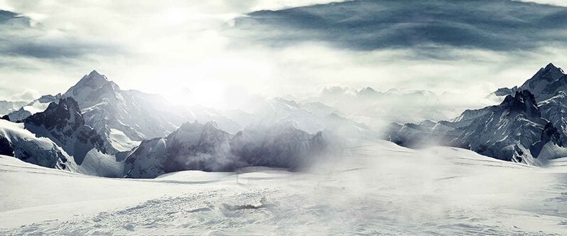 淘宝商务/科技风雪山背景banner高清JPG素材下载