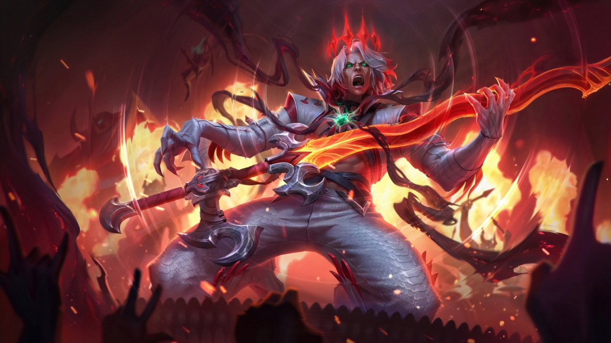 LOL英雄联盟，破败之王佛耶戈五杀摇滚风，超清4K游戏壁纸，3840x2160分辨率，免费下载！