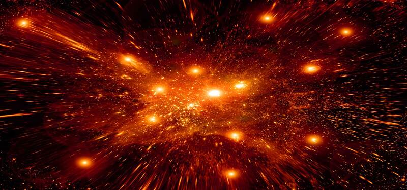 奇幻宇宙大爆炸高清JPG素材，商务科技PSD设计图免费下载