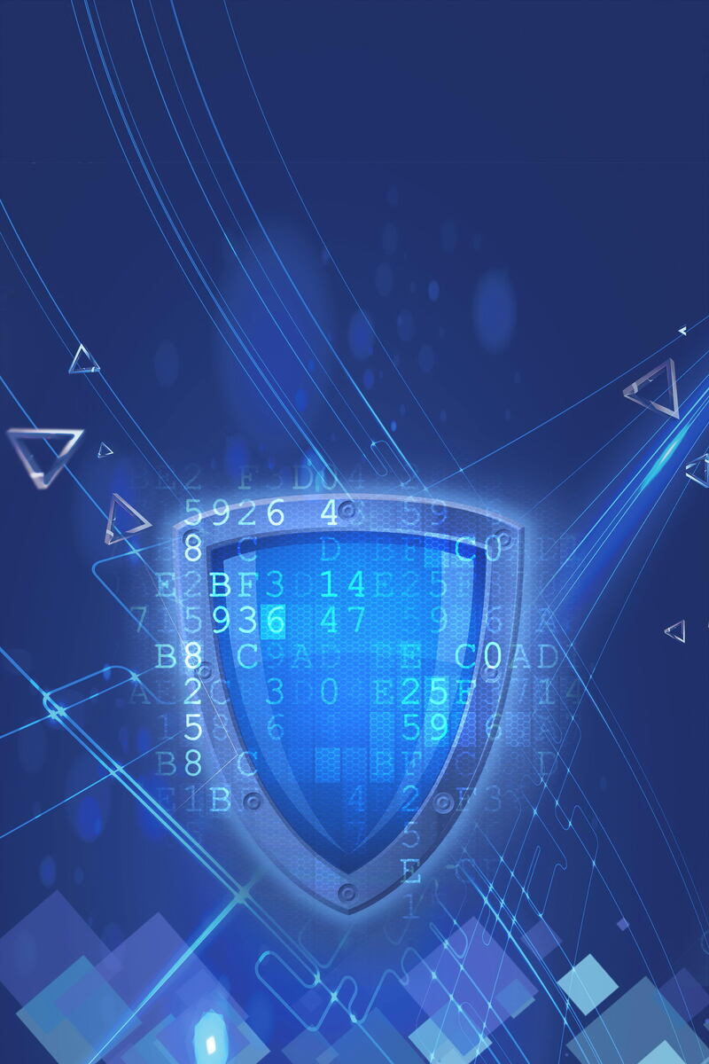 网络安全信息海报，高清JPG背景图，商务科技PSD设计素材下载