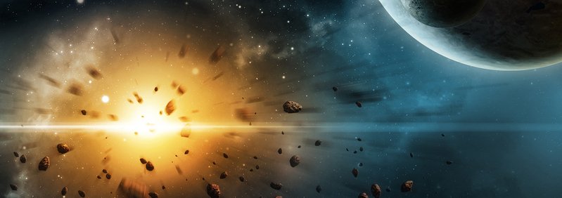 星际科幻爆炸，酷炫banner图设计素材，高清JPG下载