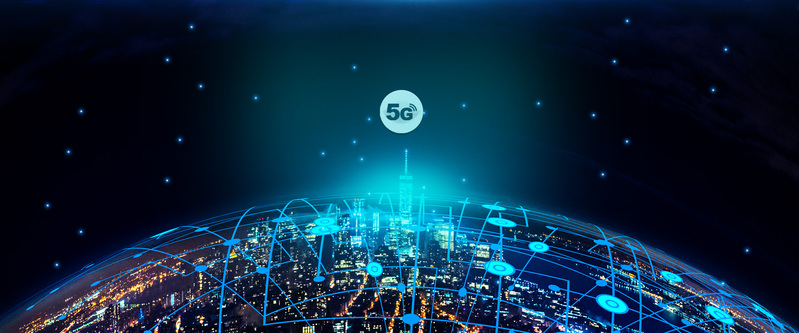 5G网络通信科技城市高清JPG图片素材，商务/科技PSD设计免费下载