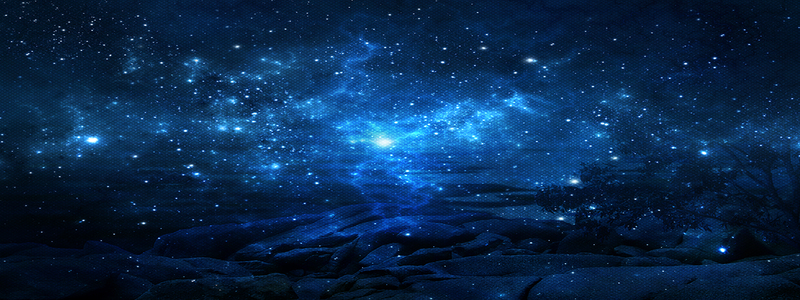 蓝色星空背景图片下载，高清JPG与商务科技PSD设计素材