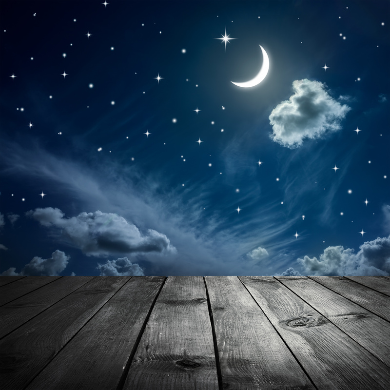 唯美木板星空高清图，商务科技设计素材JPG下载